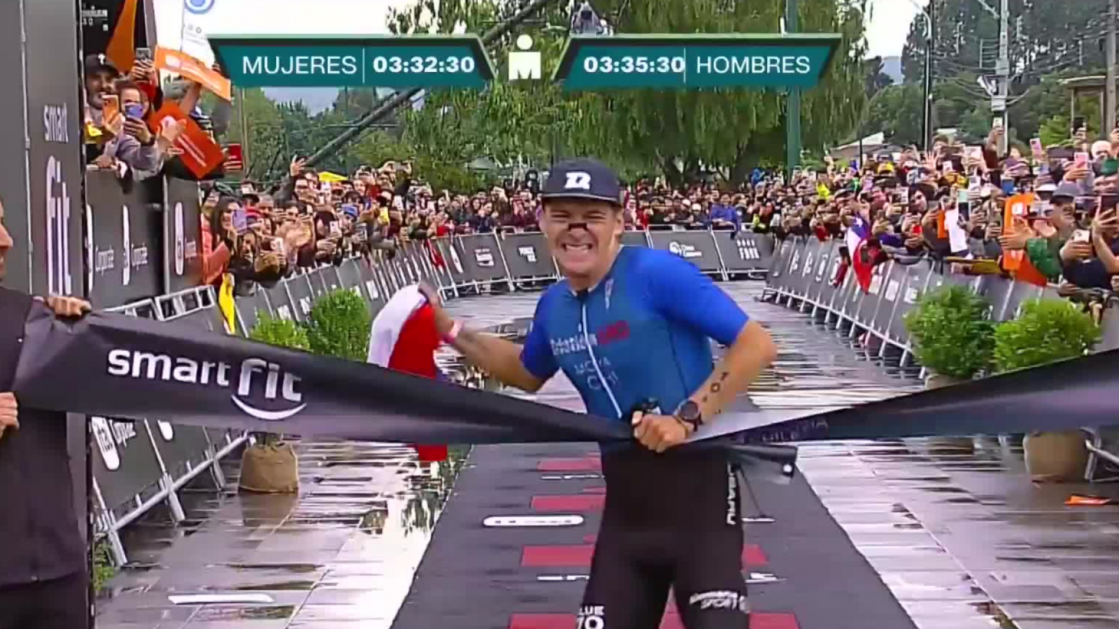 ¡Chile se queda con el oro!: Diego Moya se corona como ganador del Ironman 70.3 de Valdivia
