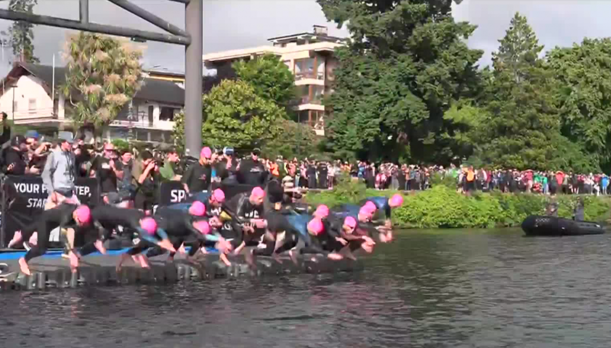 Vuelve a disfrutar el inicio del Ironman 70.3 de Valdivia | TVN