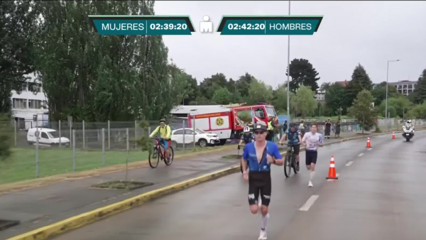 ¡Vamos con todo!: el chileno Diego Moya es el nuevo líder del Ironman 70.3 de Valdivia
