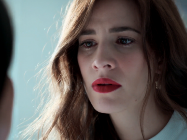 Gaviota ayuda Marcia por las heridas en su cuerpo