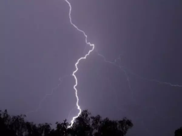 Tormenta eléctrica en la región Metropolitana