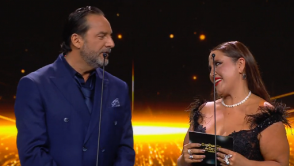 Los más lindos de la noche: Dani y Pame deslumbraron en los Copihue de Oro 2025