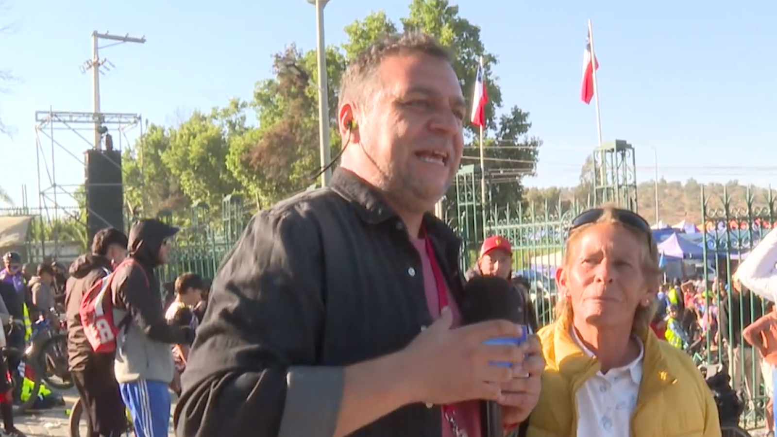 <p>Fieles llegan hasta el santuario Lo Vásquez</p>
