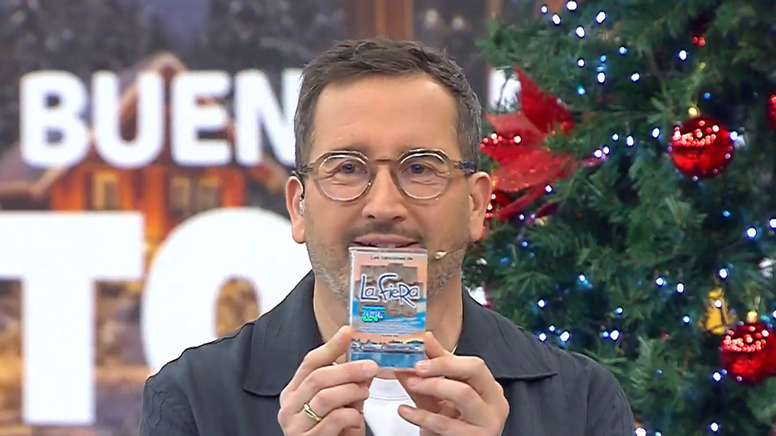 <p>Eduardo Fuentes presenta la banda sonora de La Fiera </p>
