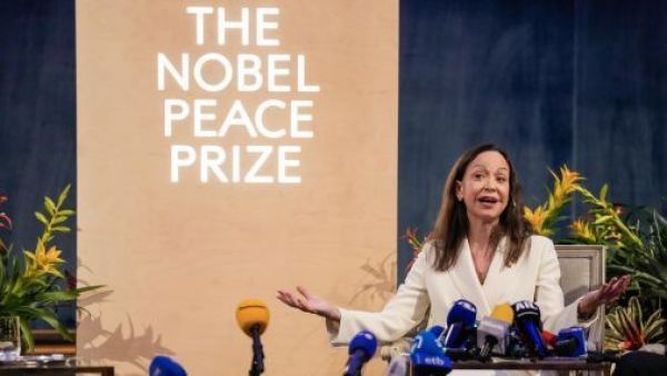 "Venezuela fue invadida": El primer discurso de María Corina Machado en Oslo
