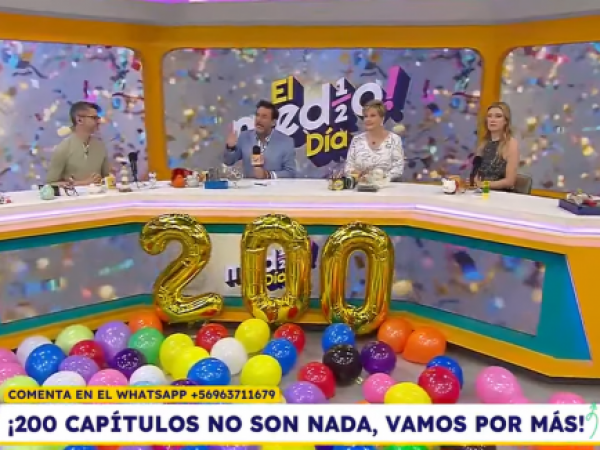 “El Medio Día” de TVN celebra 200 capítulos al aire