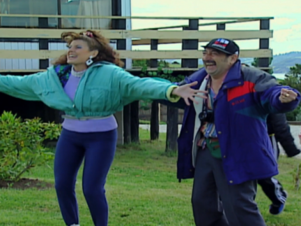 Gladys, Jorge y Katia llegaron a la casa de Pedro Chamorro