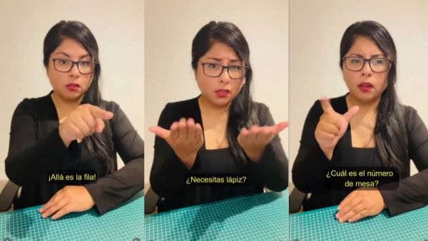 <p>Hablemos con las Manos</p>Cuenta de lengua de señas preparó tutorial para vocales de mesa
