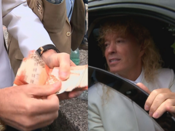 La generosa donación de Leonardo Farkas a un vendedor de agua tras emitir su voto