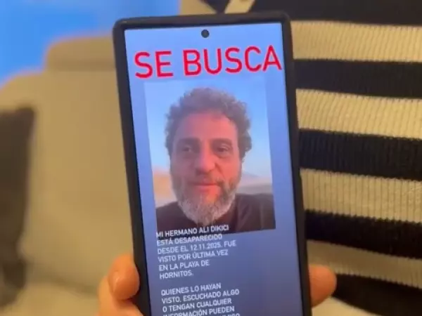 Ciudadano turco desaparecido en Chile.