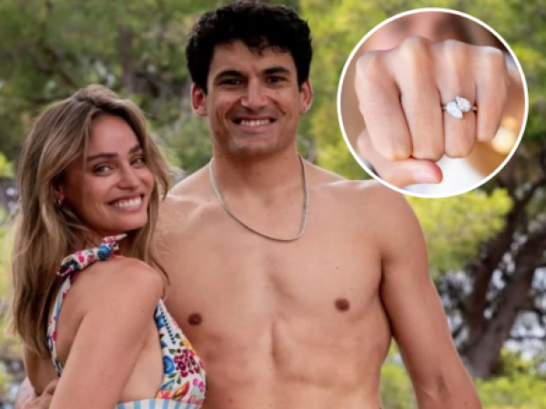 El exclusivo anillo con el que Esteban Grimalt selló su compromiso con Trinidad de la Noi