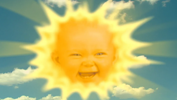 El presente de la "Baby Sun" de los Teletubbies
