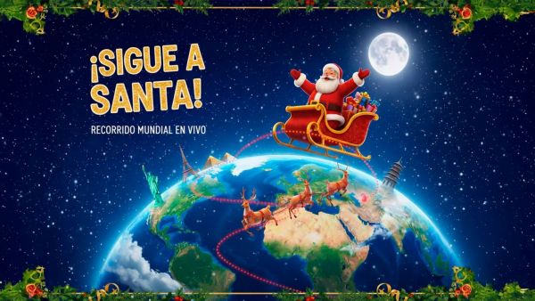 EN VIVO: ¿Dónde está el Viejito Pascuero ahora? ¡Sigue su viaje por el mundo!