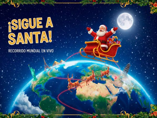 EN VIVO: ¿Dónde está el Viejito Pascuero ahora? ¡Sigue su viaje por el mundo!