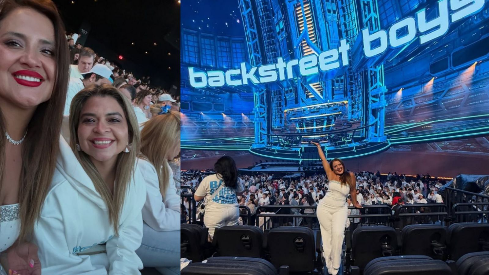 "Una locura": Pame Leiva cumplió su sueño de ver a Backstreet Boys en la Sphere de Las Vegas
