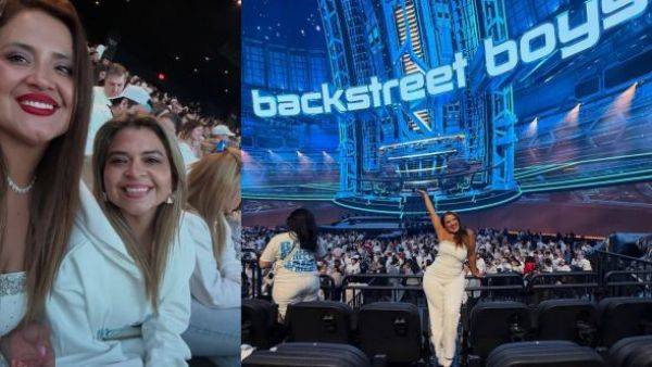 "Una locura": Pame Leiva cumplió su sueño de ver a Backstreet Boys en la Sphere de Las Vegas
