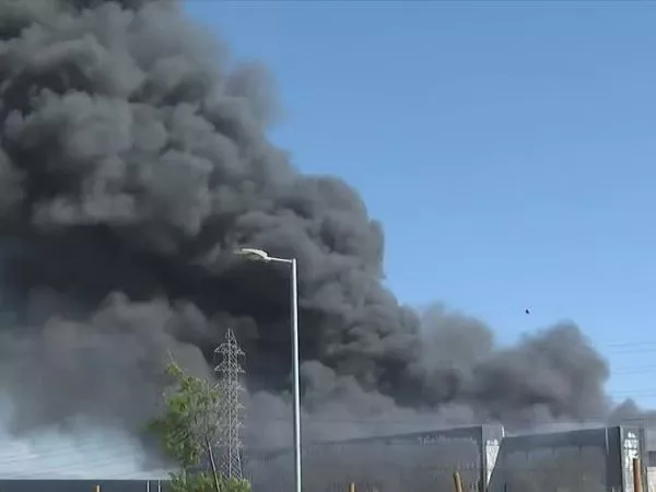 Gran incendio en San Bernardo