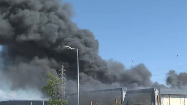 Gran incendio en San Bernardo