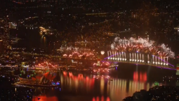¡Así fue la increíble celebración de año nuevo en Australia!
