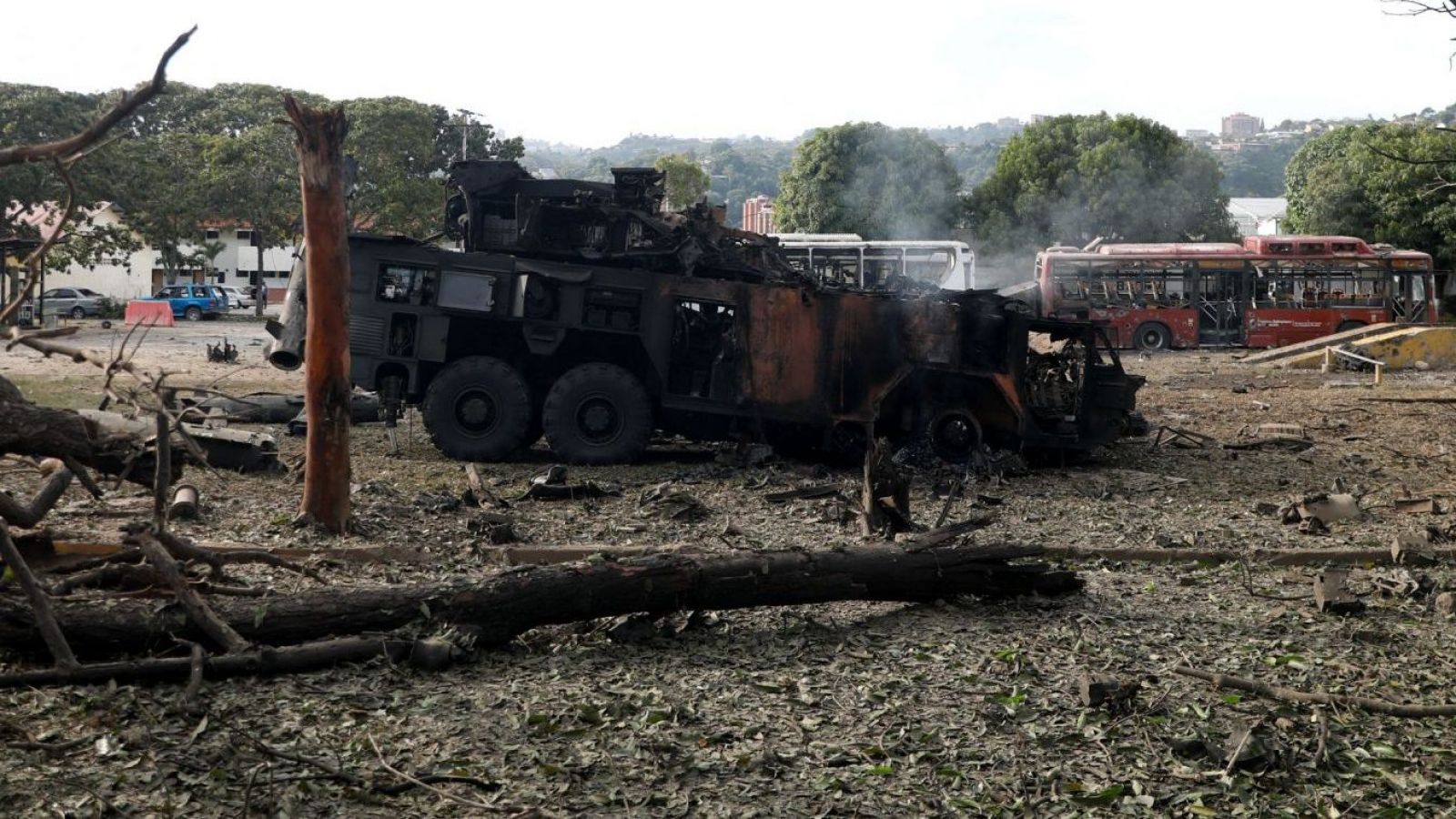 Revelan las primeras imágenes de las zonas bombardeadas en Venezuela por EE.UU
