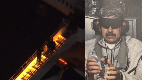 Esposado desde avión militar: Así fue la llegada de Nicolás Maduro Moros al llegar a Nueva York
