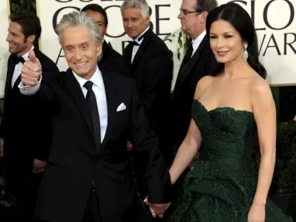 Viralizan fotos de Catherine Zeta-Jones y Michael Douglas en Chile