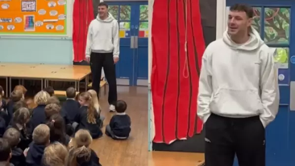 La hermosa bienvenida de alumnos a Sam Heathcote tras eliminar al Crystal Palace en la FA Cup