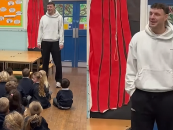 La hermosa bienvenida de alumnos a Sam Heathcote tras eliminar al Crystal Palace en la FA Cup