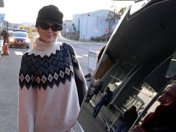 Nicole Kidman visita Punta Arenas para su viaje a la Antártida