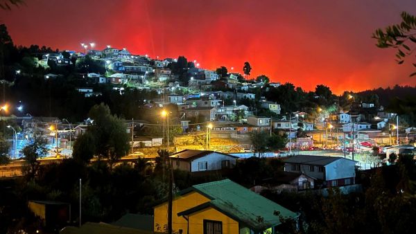 Alerta en el Biobío: Dos incendios forestales afectan a Concepción
