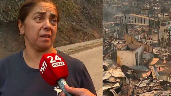 Dramático llamado: Madre busca a su hijo con discapacidad tras incendio forestal en Penco

