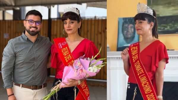 Junto a un ramo de gladiolos precioso: Waleska Marambio reaparece en el Liceo de Limache
