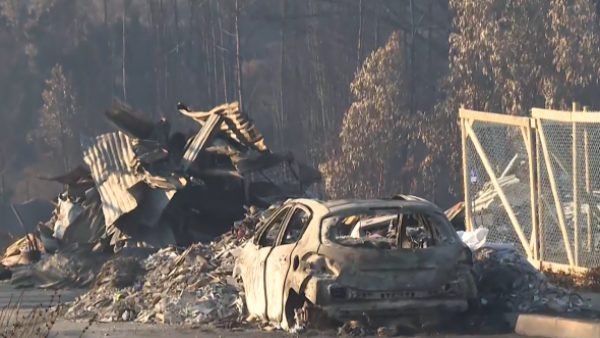 "Robaron y marcaron casas para tomárselas": El temor de residentes de Tomé luego de los incendios
