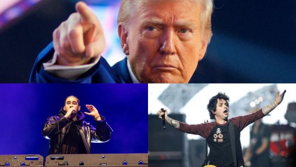 <p>Donald Trump, Bad Bunny y Green Day</p>"Soy anti-ellos": Trump no asistirá al Super Bowl tras confirmación de Bad Bunny y Green Day
