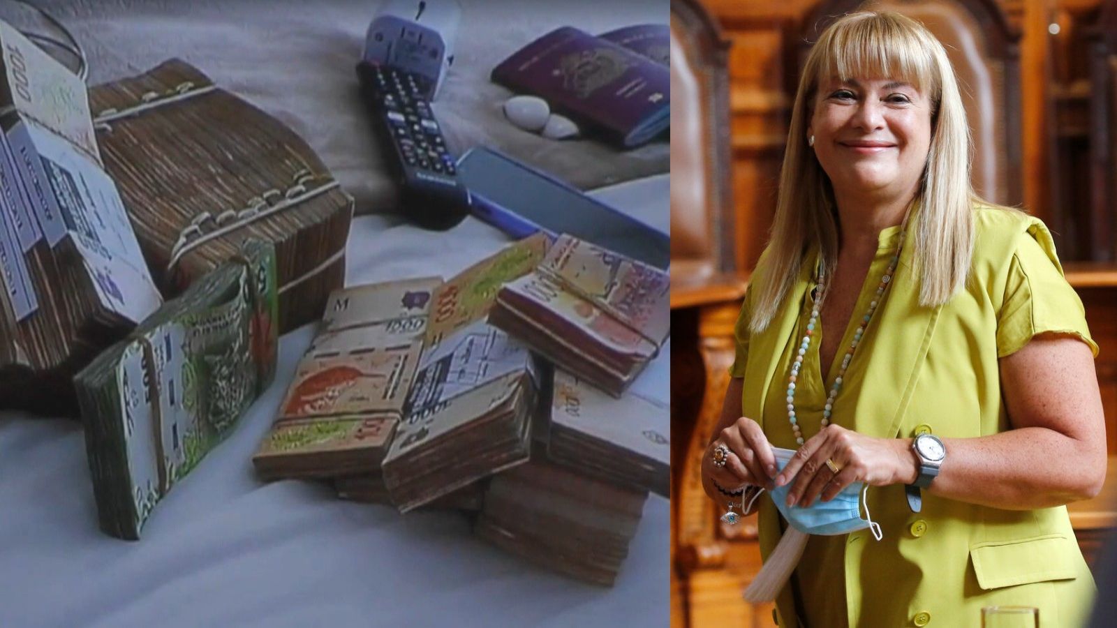 Pruebas contra Vivanco: El detalle de la foto de fajos de billetes y aros en hotel argentino
