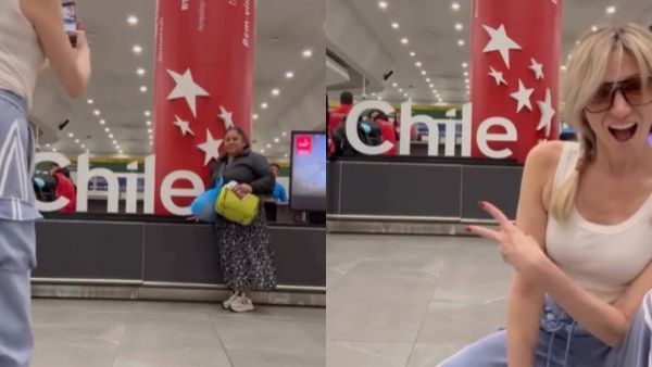 Divertido momento: Turista no reconoce a Debbie Gibson en el aeropuerto y le pide que le tome una foto
