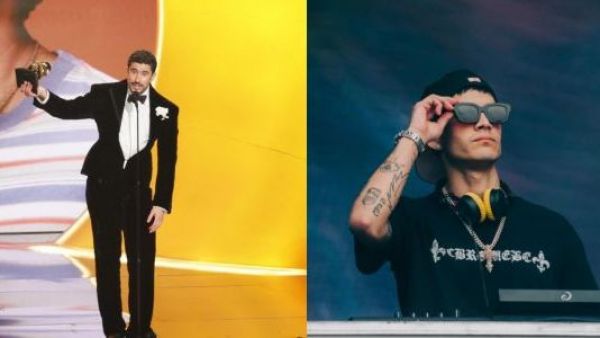 Productor chileno celebra junto a Bad Bunny por su Grammy al "Álbum del año"
