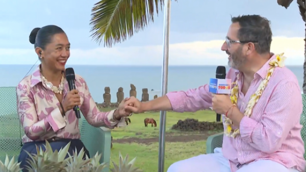 Alcaldesa de Rapa Nui: "Gracias a TVN por estar aquí y llevar la Tapati a todo el mundo"
