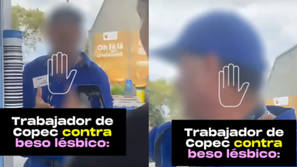<p>Denuncian a trabajador de bencinera por reprochar beso de pareja lésbica</p>Denuncian a trabajador de bencinera por reprochar beso de pareja lésbica

