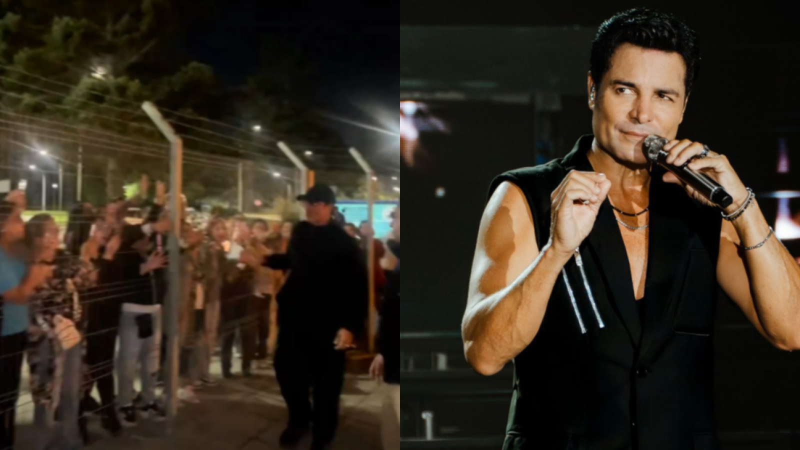 Chayanne fue a saludar a sus fans chilenas apenas llegó al país