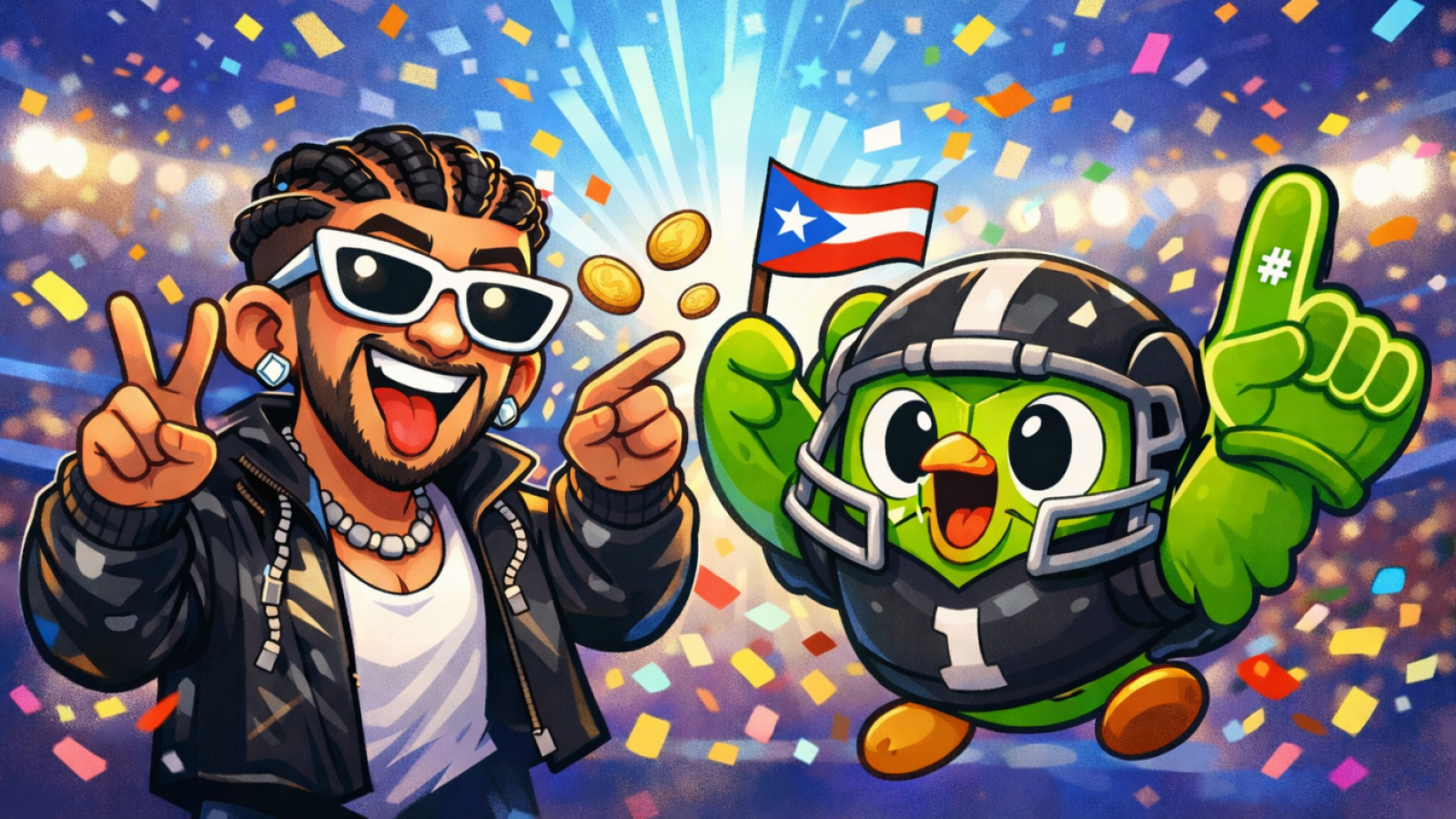 Efecto Bad Bunny: Duolingo sube 35 % sus alumnos de español tras su show en el Super Bowl