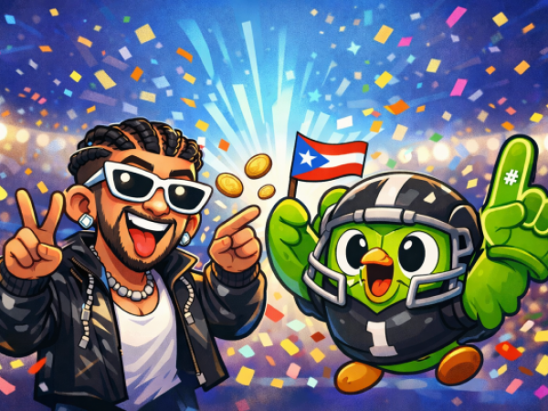 Efecto Bad Bunny: Duolingo sube 35 % sus alumnos de español tras su show en el Super Bowl