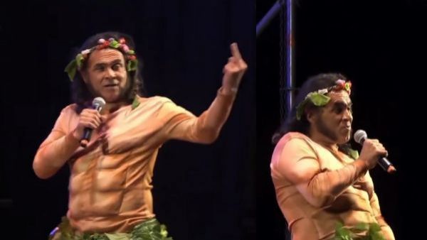 Polémica por vulgar y decadente presentación de Arturo Ruiz-Tagle en el Festival de Puerto Montt

