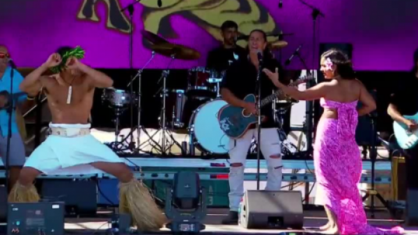 De Rapa Nui para el mundo: Tao'a deleitó con su sonido polinésico en Surfestival
