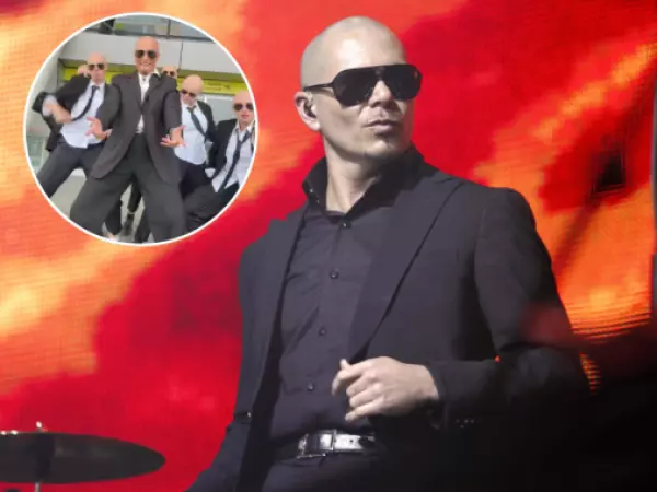 Pitbull busca romper récord Guinness de calvas postizas en show en Londres