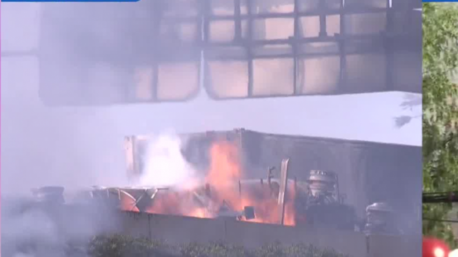 Testigo del incendio en Renca relata el momento de la explosión
