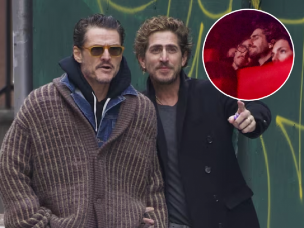 Ahora fueron vistos en el cine: aparecen nuevas fotos entre Pedro Pascal y Rafael Olarra