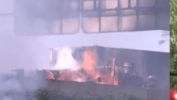 Testigo del incendio en Renca relata el momento de la explosión
