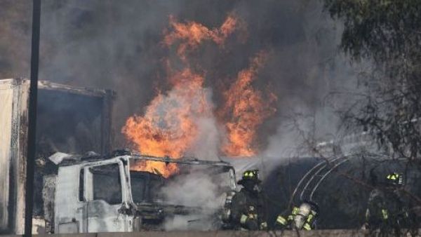 Se confirma muerte de conductor del camión de gas que provocó explosión e incendio en Renca
