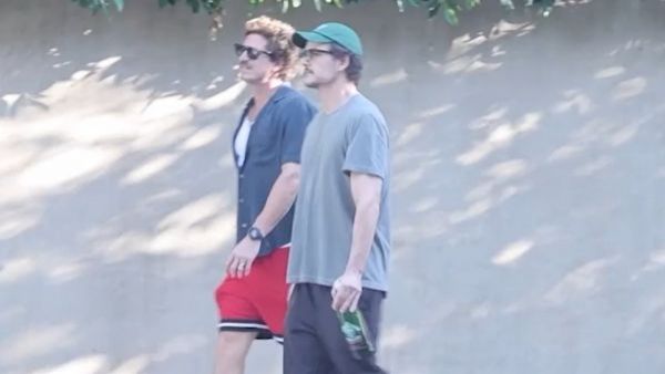 "No pudieron quitarse las manos de encima": captan nuevas imágenes de Pedro Pascal y Rafael Olarra
